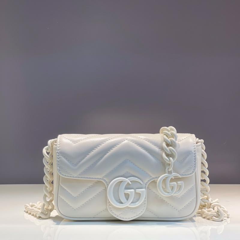 Gucci Shoulder HandBag 699757 Cream White